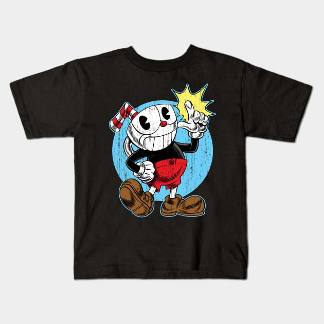 CUPHEAD Kids T-Shirt by RynoArts